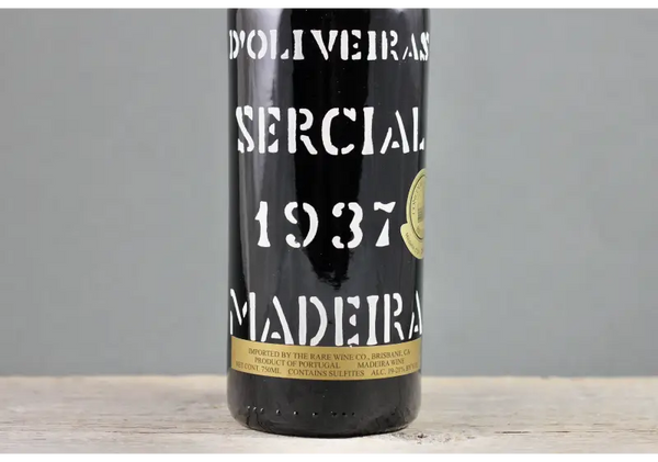 1937 D’Oliveiras Sercial Madeira - $400 + 750ml Dessert Fortified