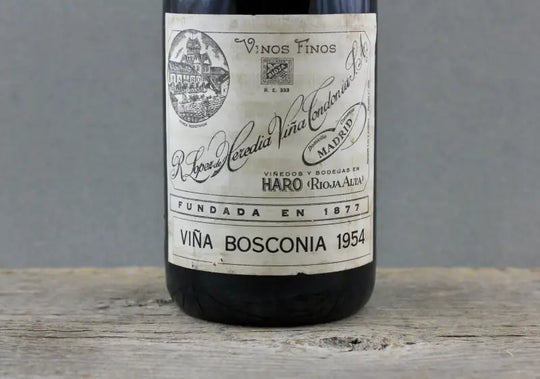 1954 Lopez de Heredia Viña Bosconia Rioja (Gran Reserva)
