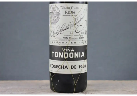 1968 Lopez de Heredia Viña Tondonia Rioja Gran Reserva - $400+ 750ml Red