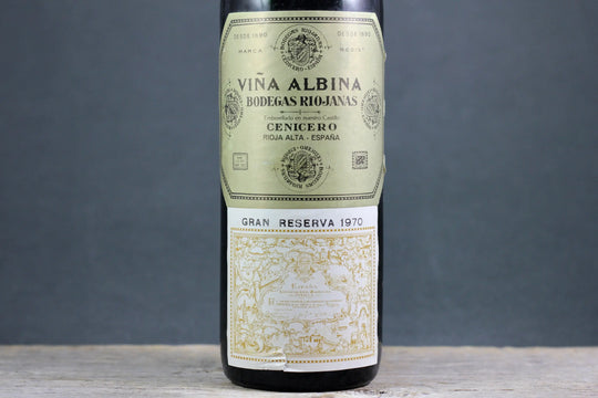 1970 Bodegas Riojanas Vina Albina Gran Reserva