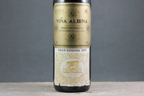 1973 Bodegas Riojanas Vina Albina Gran Reserva - $100 - $200 - 1973 - 750ml - Gran Reserva - Red