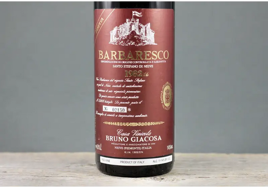 1982 Bruno Giacosa Barbaresco Riserva Santo Stefano