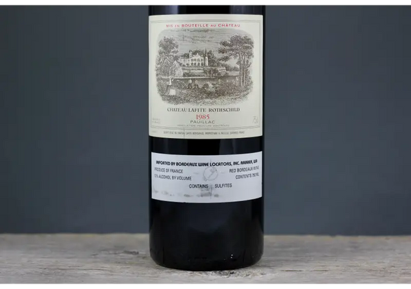 1985 Chateau Lafite Rothschild - $400+ 750ml Bordeaux Cabernet Sauvignon