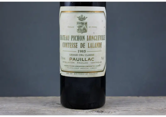 1985 Pichon Lalande Pauillac
