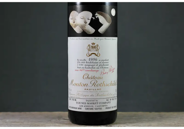 1986 Chateau Mouton Rothschild - $400+ 1st Growth (Premiere Cru) 750ml Bordeaux