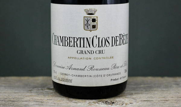 1989 Armand Rousseau Chambertin Clos de Beze - $400 + - 1989 - 750ml - Burgundy - France