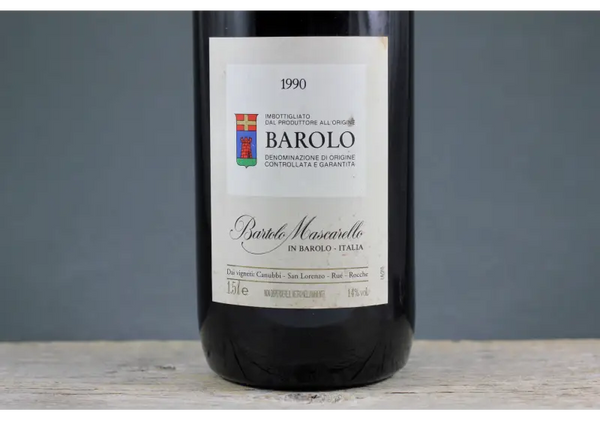 1990 Bartolo Mascarello Barolo 1.5L - $400 + Italy