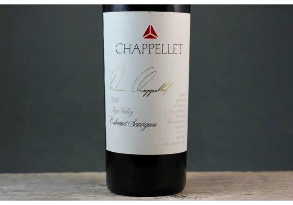 1990 Chappellet Pritchard Hill Cabernet Sauvignon - $400 + - 1990 - 750ml - Cabernet Sauvignon - California
