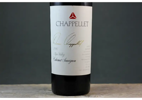1990 Chappellet Pritchard Hill Cabernet Sauvignon - $400+ 750ml California