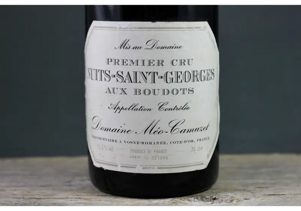 1990 Méo-Camuzet Nuits Saint Georges 1er Cru Aux Boudots - $400 + - 1990 - 750ml - Burgundy - France