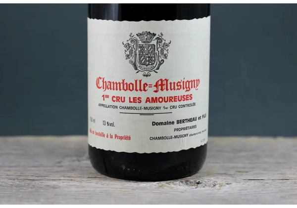 2022 François Bertheau Chambolle Musigny 1er Cru Les Amoureuses (Pre - Arrival) - $400 + 750ml Burgundy Chambolle