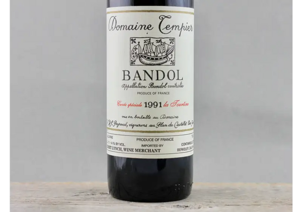 1991 Tempier Bandol Cuvée La Tourtine - $200 - $400 750ml France