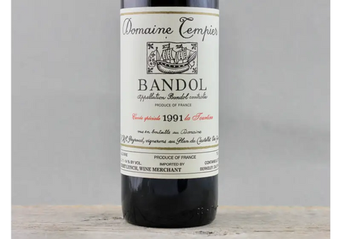1991 Tempier Bandol Cuvée La Tourtine - $200-$400 750ml France