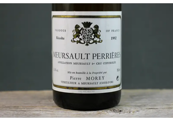 1992 Pierre Morey Meursault 1er Cru Perrières - $400 + - 1992 - 750ml - Burgundy - Chardonnay