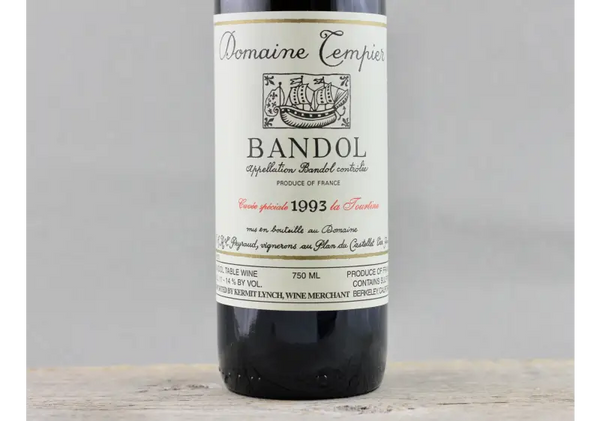 1993 Tempier Bandol Cuvée La Tourtine - $200 - $400 750ml France
