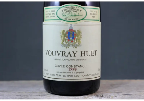 1995 Huet Vouvray Cuvée Constance Moelleux - $200-$400 750ml Chenin Blanc France