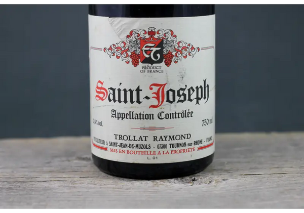 1995 Raymond Trollat Saint Joseph - $400 + 750ml France Northern Rhone