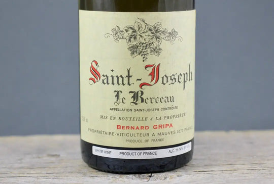 1996 Bernard Gripa Saint Joseph Blanc Le Berceau