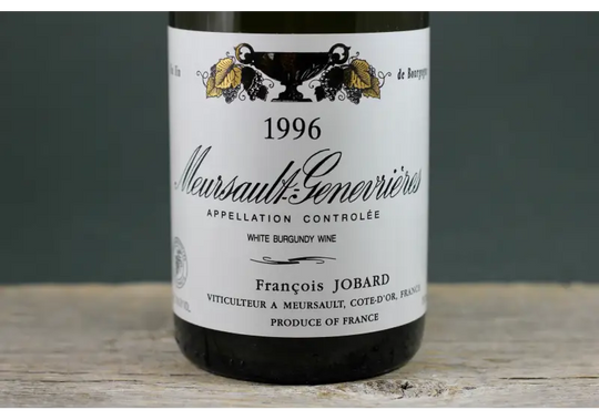1996 François Jobard Meursault 1er Cru Genevrières