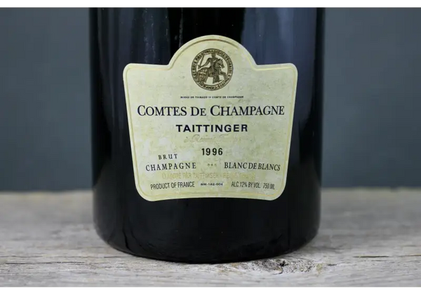 1996 Taittinger Comtes de Champagne Brut Blanc Blancs - $400 + 750ml All Sparkling
