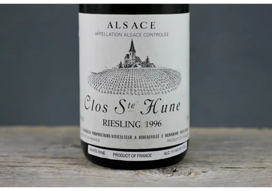 1996 Trimbach Clos St. Hune Riesling