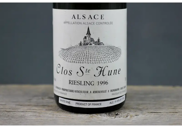 1996 Trimbach Clos St. Hune Riesling - $400 + - 1996 - 750ml - Alsace - France