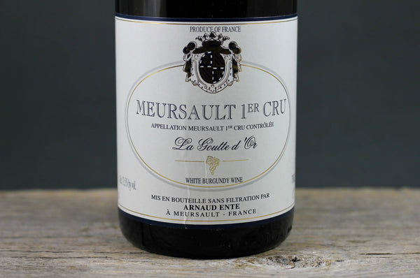 1998 Arnaud Ente Meursault 1er Cru La Goutte d’Or - $400 + - 1998 - 750ml - Burgundy - Chardonnay