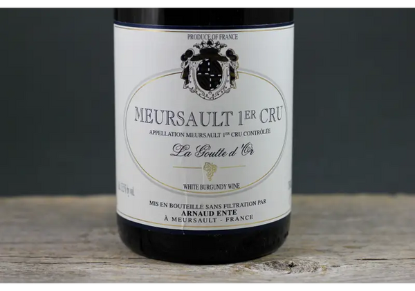 1998 Arnaud Ente Meursault 1er Cru La Goutte d’Or - $400 + - 1998 - 750ml - Burgundy - Chardonnay