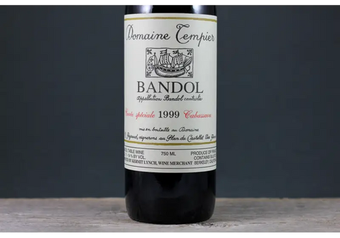 1999 Tempier Bandol Cuvée Cabassaou - $200-$400 750ml France