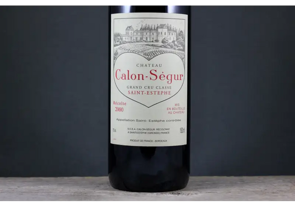 2000 Calon-Segur Saint Estephe 1.5L - $400+ Bordeaux Cabernet Sauvignon