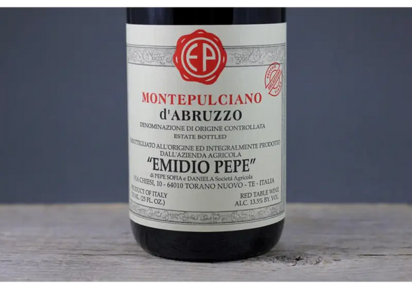2001 Emidio Pepe Montelpulciano D’Abruzzo - $200 - $400 750ml Abruzzo Italy