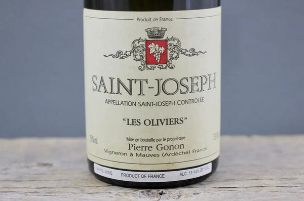 2001 Pierre Gonon Saint Joseph Blanc Les Oliviers - $200-$400 - 2001 - 750ml - Appellation: Saint Joseph - Bottle Size: