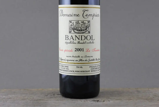 2001 Tempier Bandol Cuvée La Tourtine