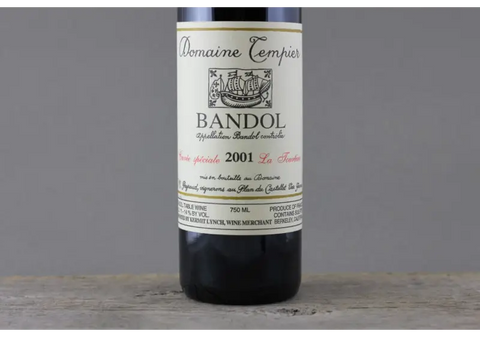 2001 Tempier Bandol Cuvée La Tourtine - $200-$400 750ml France