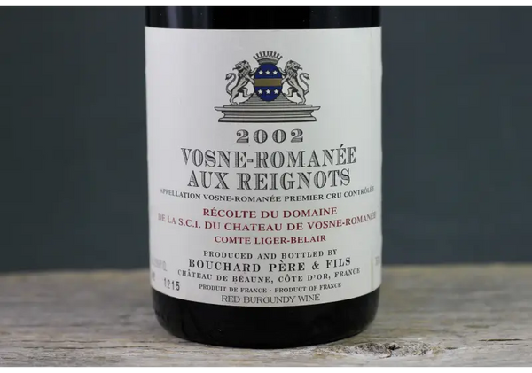 2002 Bouchard Père & Fils Vosne Romanée 1er Cru Aux Reignots - $400 + - 2002 - 750ml - Burgundy - France