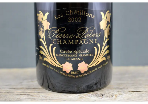 2002 Pierre Péters Cuvée Spéciale Les Chétillons Grand Cru Brut Champagne - $400+ All Sparkling Chardonnay