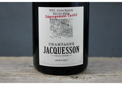 2004 Jacquesson Dizy - Corne Bautray Dégorgement Tardif Extra Brut Champagne $400+ 750ml All Sparkling