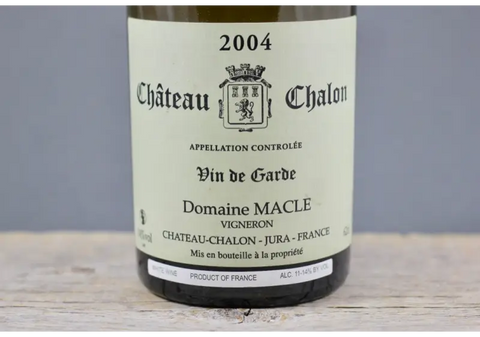 2004 Macle Chateau Chalon - $200-$400 620ml France