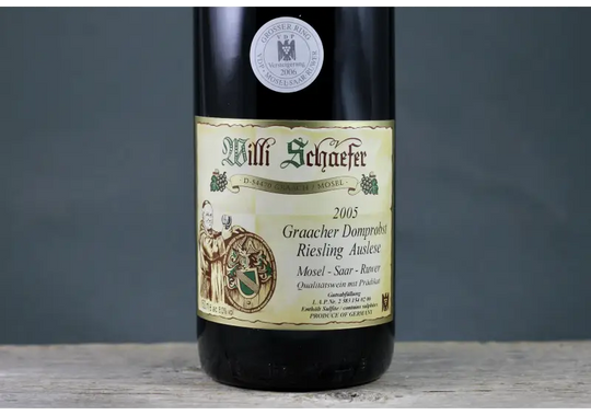 2005 Willi Schaefer Graacher Domprobst Riesling Auslese Goldkapsel #02 Grosser Ring (Auction) 1.5L