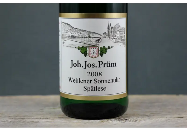 2008 J.J. Prüm Wehlener Sonnenuhr Riesling Spätlese Grosser Ring (Auction) - $200-$400 750ml Germany