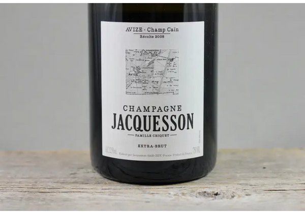 2008 Jacquesson Avize - Champ Caïn Blanc de Blancs Extra Brut Champagne (Pre - Arrival) $200 - $400 750ml All Sparkling