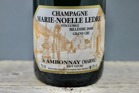 2008 Marie-Noelle Ledru Grand Cru Brut Nature Champagne