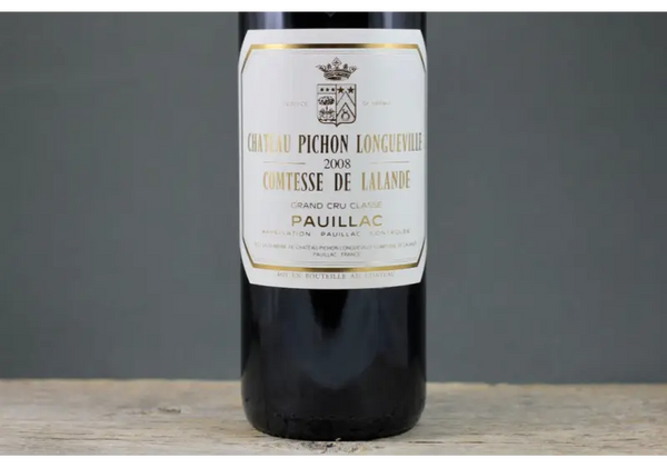 2008 Pichon Lalande Pauillac - $200 - $400 2nd Growth (Deuxiemes Cru) 750ml Bordeaux