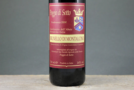 2008 Poggio di Sotto Brunello di Montalcino