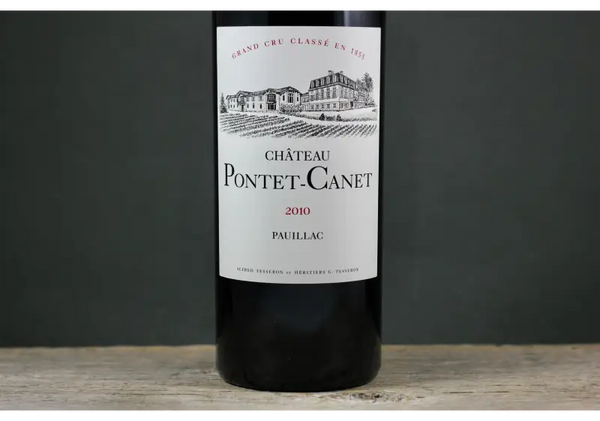 2010 Chateau Pontet - Canet Pauillac - $200 - $400 5th Growth (Cinquiemes Cru) 750ml Bordeaux