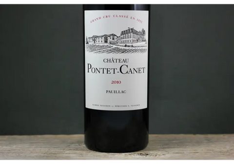 2010 Chateau Pontet-Canet Pauillac - $200-$400 5th Growth (Cinquiemes Cru) 750ml Bordeaux