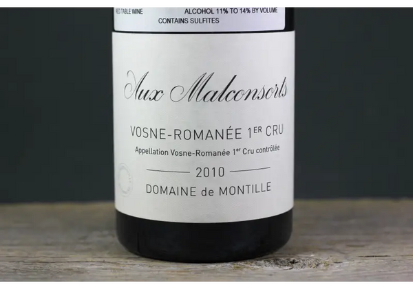 2010 De Montille Vosne Romanée 1er Cru Aux Malconsorts - $400+ 750ml Burgundy France