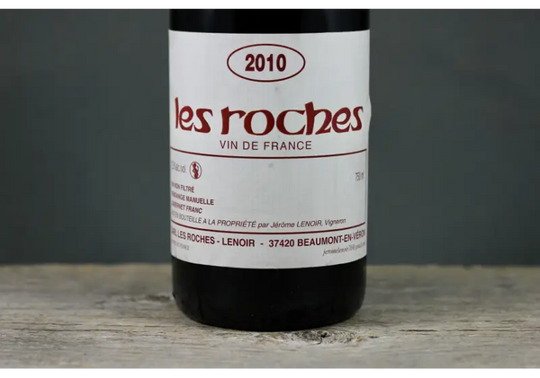 2010 Jerome Lenoir Chinon Les Roches - $200-$400 - 2010 - 750ml - Cabernet Franc - France