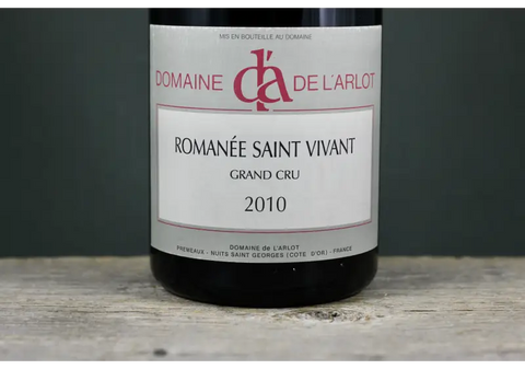 2010 Domaine de L’Arlot Romanée Saint Vivant 1.5L - $400+ Burgundy France