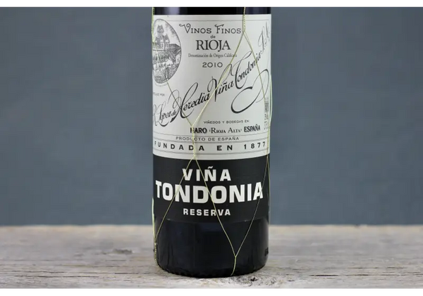 2010 Lopez de Heredia Viña Tondonia Rioja Reserva 375ml - Garnacha Red